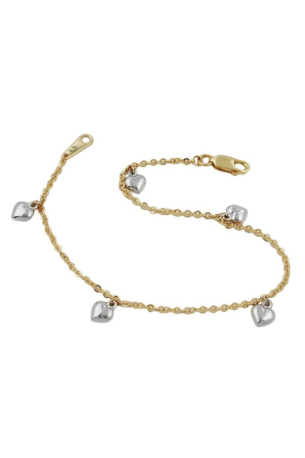 Bracelet Thin Anchor Chain 9k Gold - GL511013-19