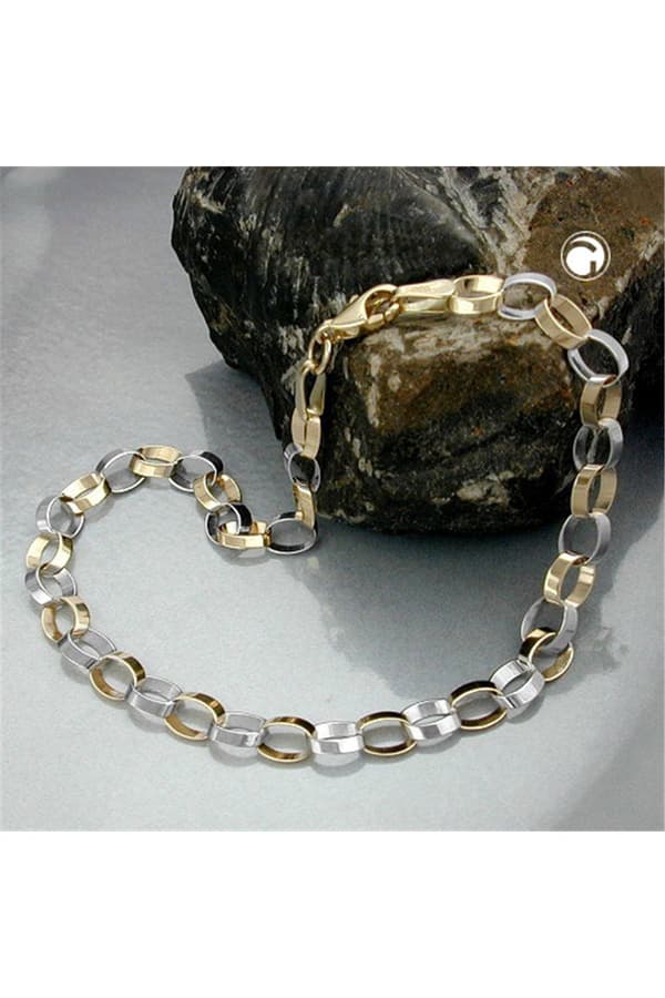 Bracelet Anchor Chain Oval 9k Gold 19cm - GL511011-19