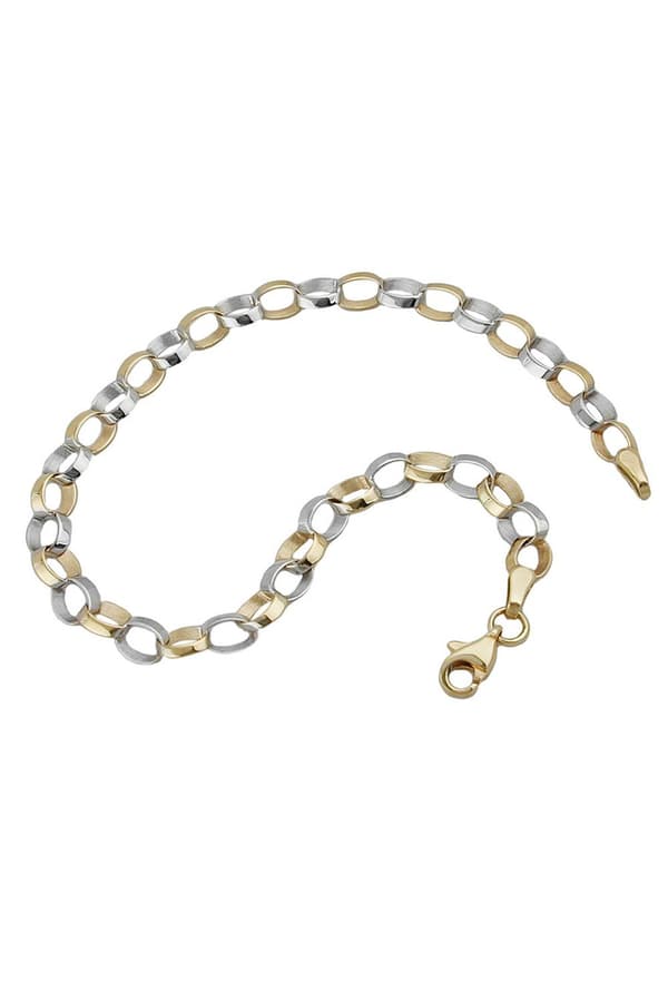 Bracelet Anchor Chain Oval 9k Gold 19cm - GL511011-19