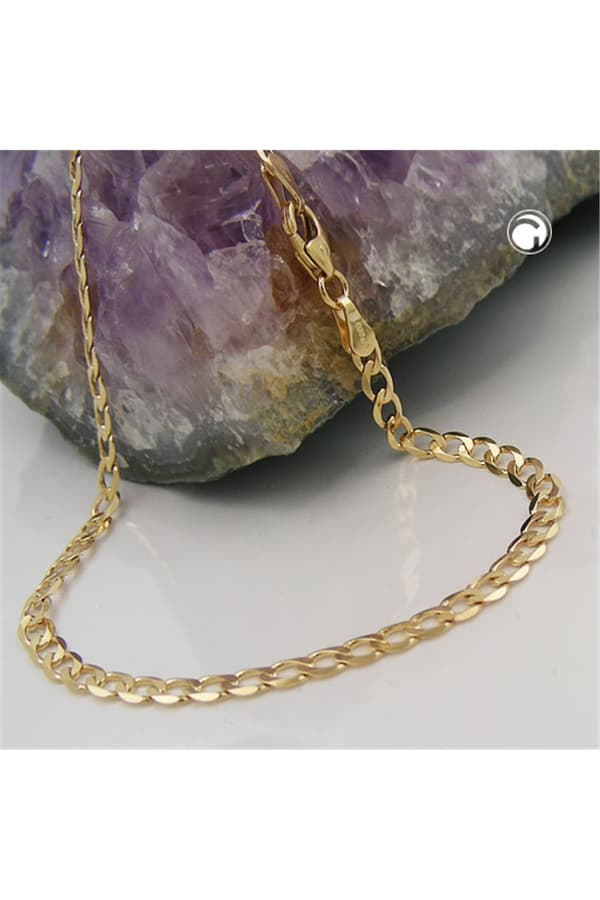 Bracelet 19cm Open Curb 14k Gold - GL502006-19