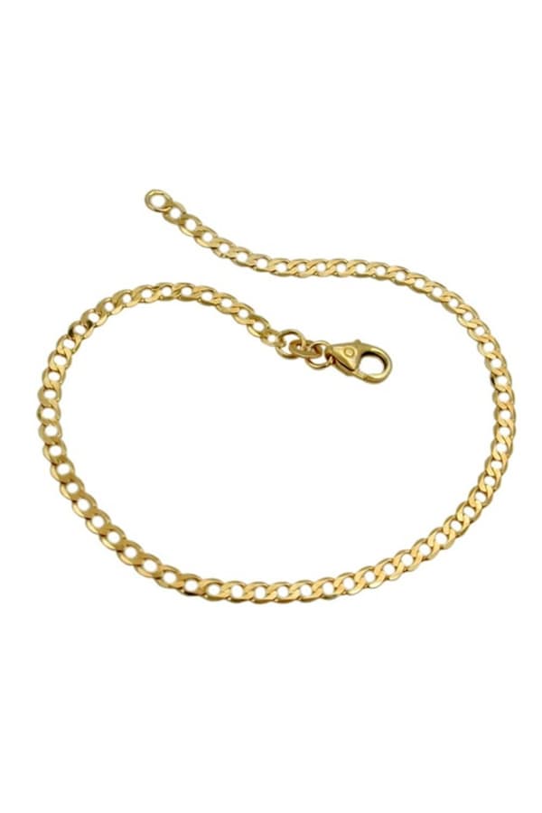 Bracelet 19cm Open Curb 14k Gold - GL502004-19