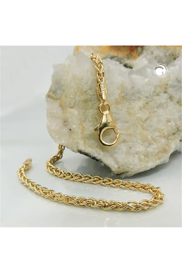 Bracelet Wheat Chain 19cm 9k Gold - GL539002-19