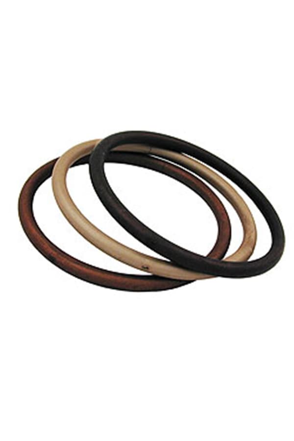 Set Of 3 Bangles Brown Matte - GL01166