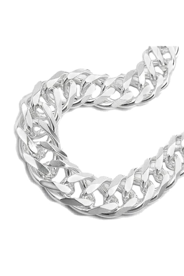 Bracelet Double Rombo Chain Silver 925 21cm - GL103007-21