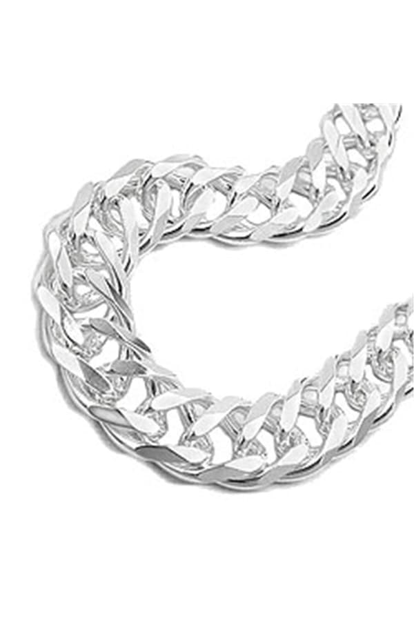 Bracelet Double Rombo Chain Silver 925 21cm - GL103007-21