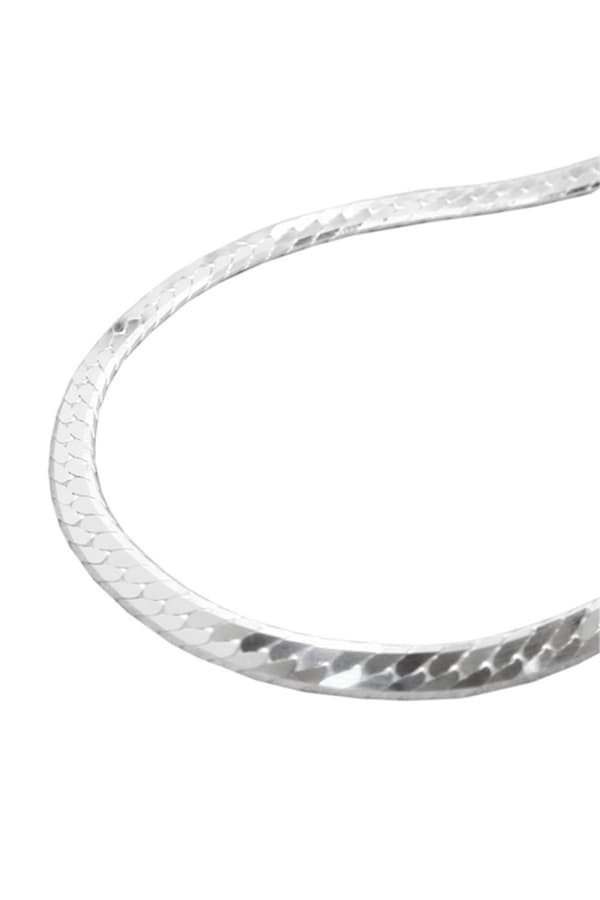 Bracelet Flattened Curb Chain Silver 925 19cm - GL115660-19