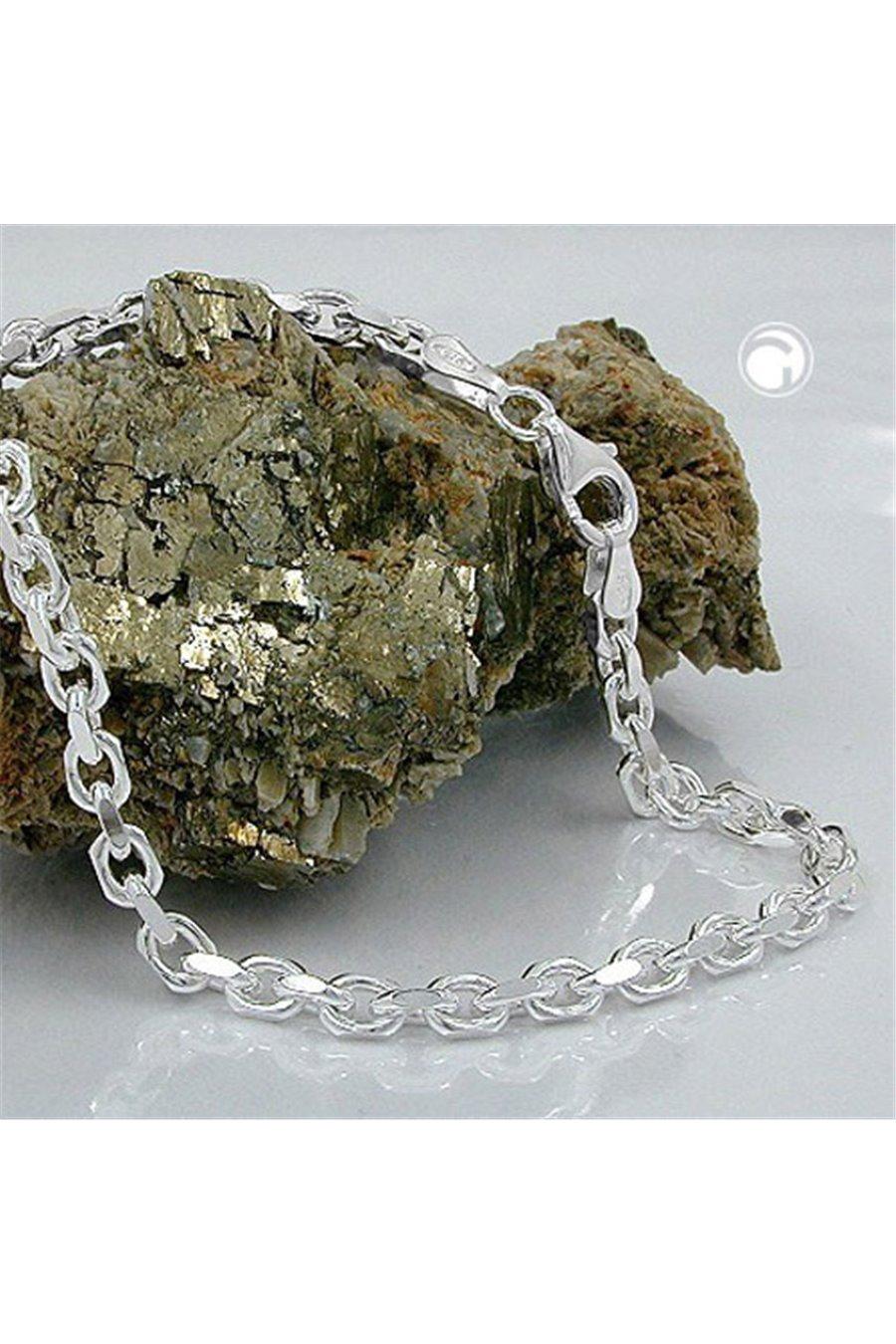 Necklace Anchor Chain Diamond Cut Silver 925 19cm - GL111001-19