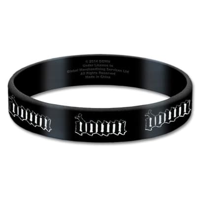 Down Gummy Wristband: Logo