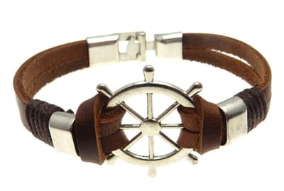 Läderarmband 21cm