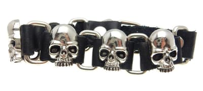 Läderarmband pirat 19-21cm
