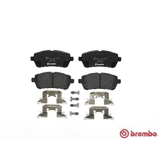 BREMBO P24072 Bromsbeläggssats - 4 delar