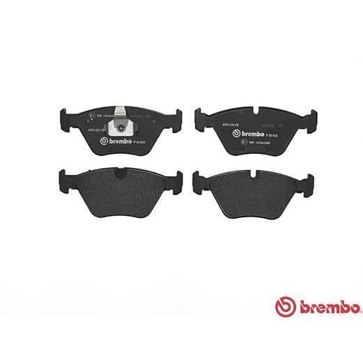 BREMBO Bromsbeläggssats P06043 - 4 delar