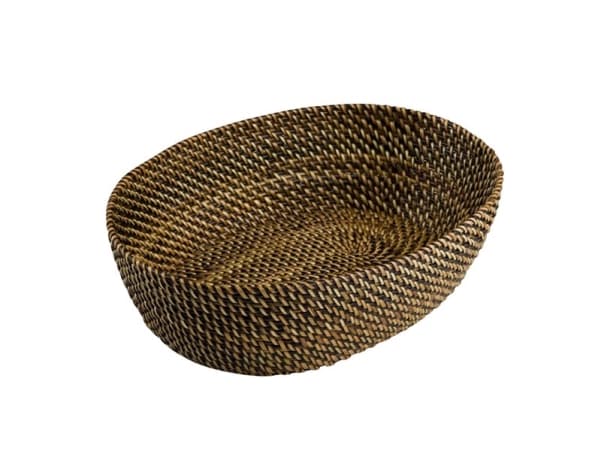 Brødkurv Bastian Oval 29.5x23xH7 cm Nitoflet Lys og Mørk
