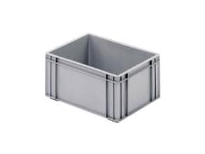 Plastkasse R-model 18.2 ltr 40x30x19.3 cm HDPE Grå,1 Stk