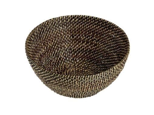 Brødkurv Bastian Ø21x10 cm Rund Nitoflet Lys/Mørk,1 stk