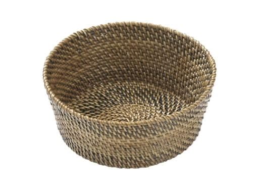 Brødkurv Bastian Ø15x6 cm Rund Nitoflet Lys/Mørk,1 stk