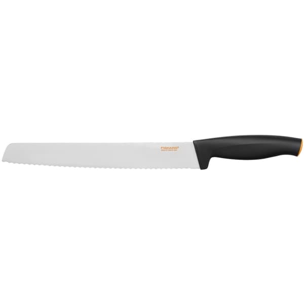 Fiskars F150102614, Brödkniv, 23 cm, Rostfritt stål, Rostfritt stål, Svart, 110 g