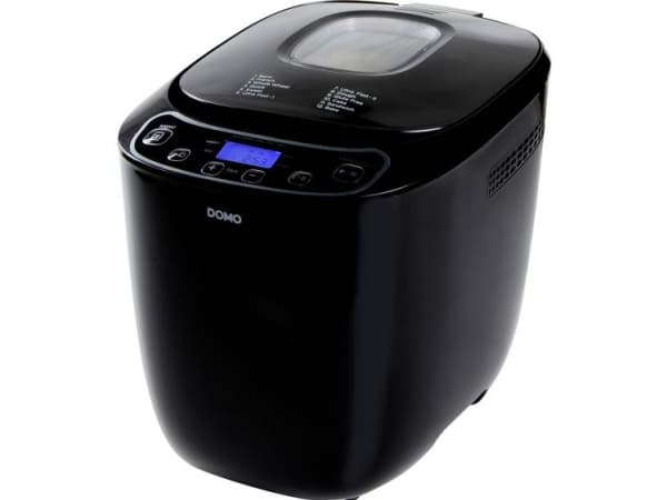 DOMO B3973 Brødmaskine Timerfunktion, med display Sort