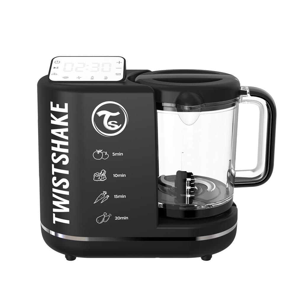 Twistshake 6in1 Baby Food Processor, Black