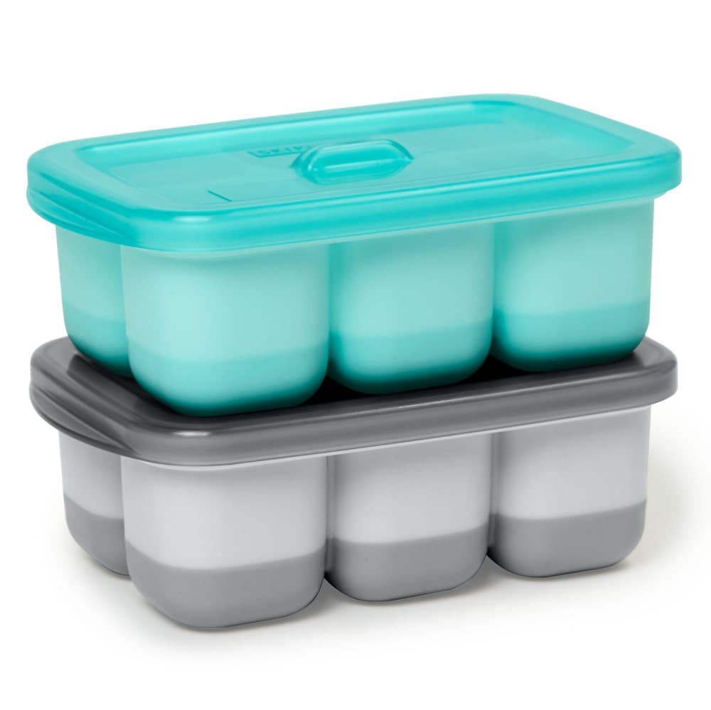 Skip Hop Easy-Fill Portionsform, Grå/Turkos