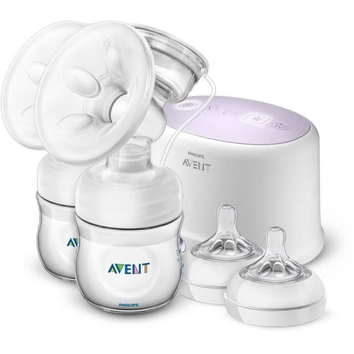 PHILIPS AVENT Dobbelt elektrisk brystpumpe med massagepude