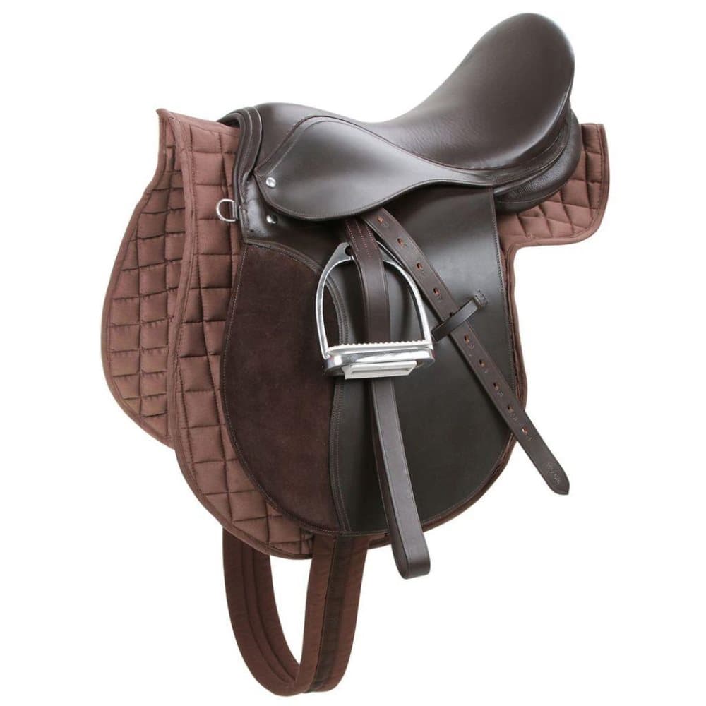 Kerbl Haflinger sadel brun läder 32198