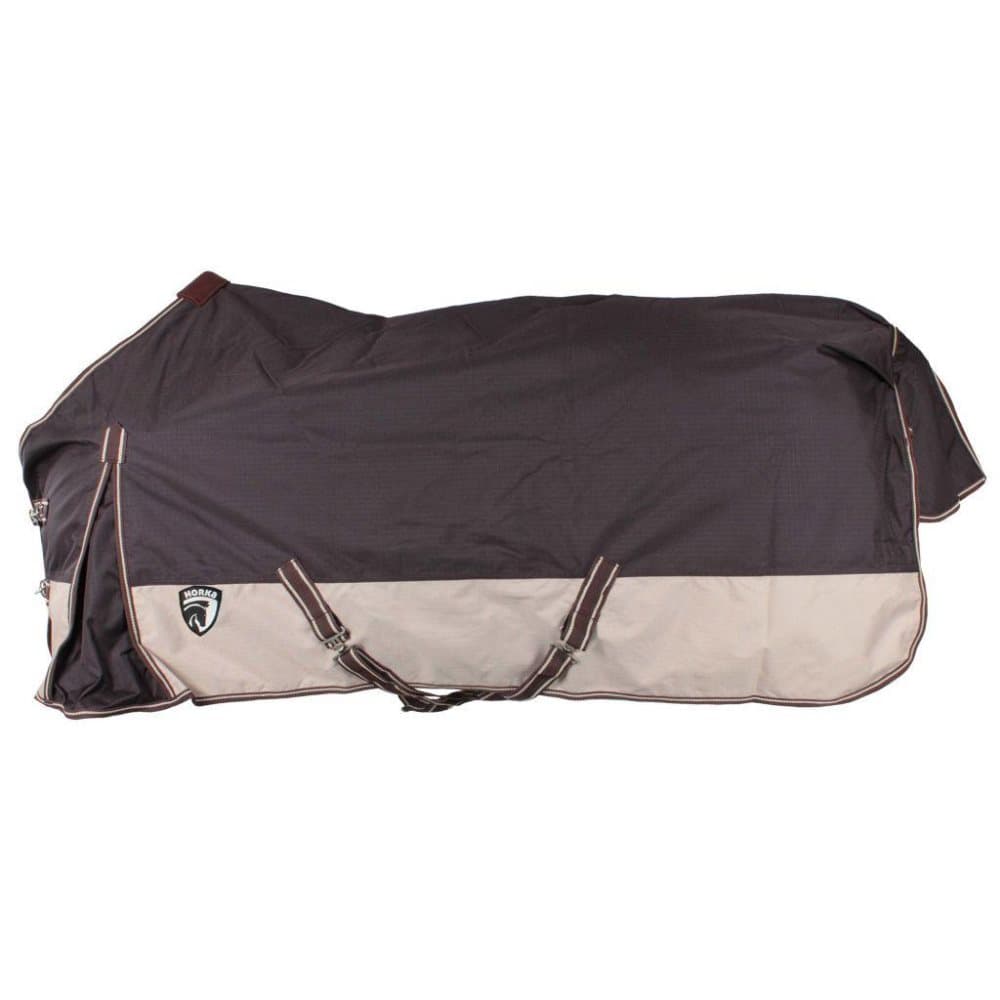 HORKA Regndekken for hest 145/195 brun og beige 180310-0238
