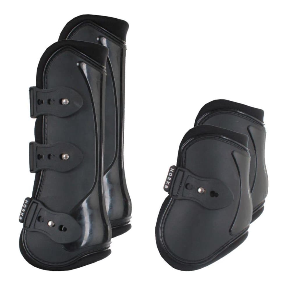 HORKA 4 deler stryksokker sett PVC svart størrelse S 180661-0002