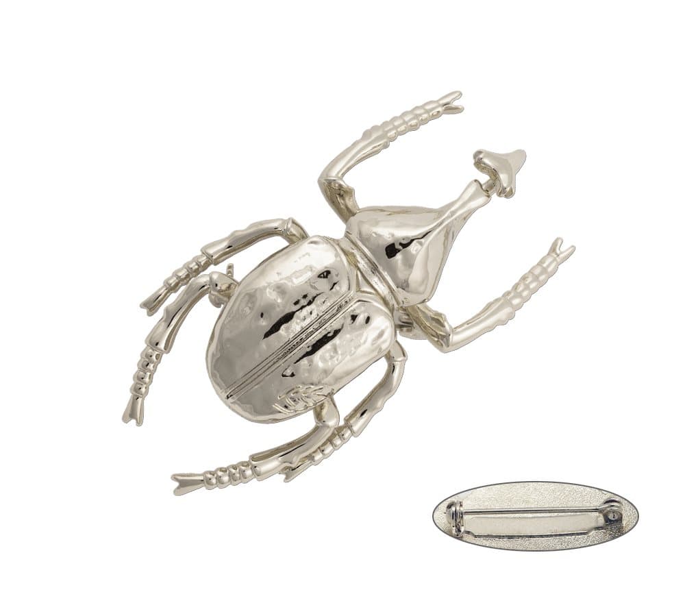 Ioaku Bettle Brooch Alloy Silver