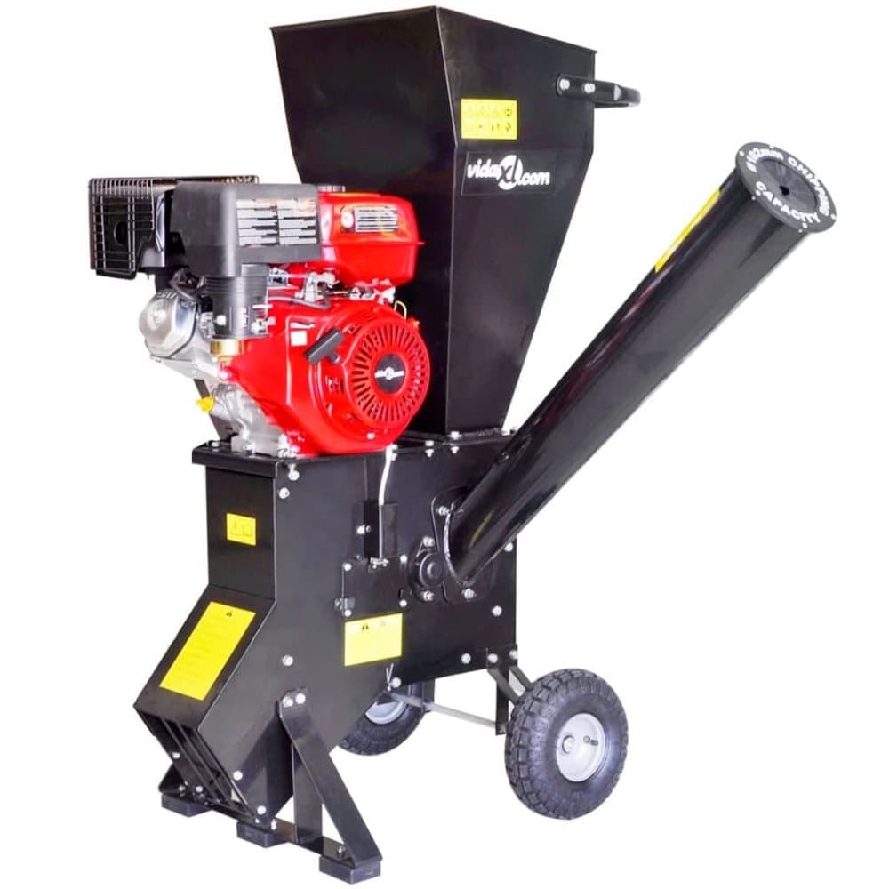 vidaXL benzindrevet flishugger med 15 HK-motor