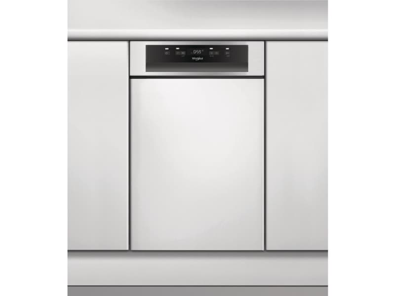 WHIRLPOOL WSBC 3M17 X - Diskmaskin - Rostfritt stål
