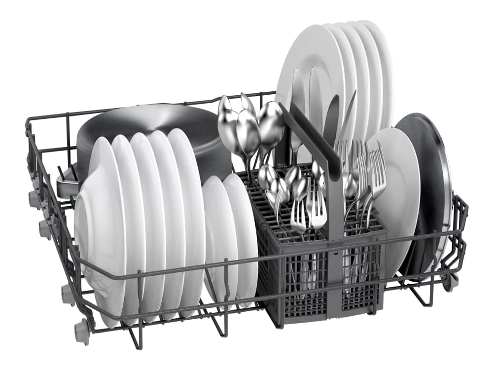 Siemens iQ300 SN43HW33TS - Oppvaskmaskin - innebygd - Wi-Fi - Nisje - bredde: 60 cm - dybde: 55 cm - høyde: 81.5 cm - hvit