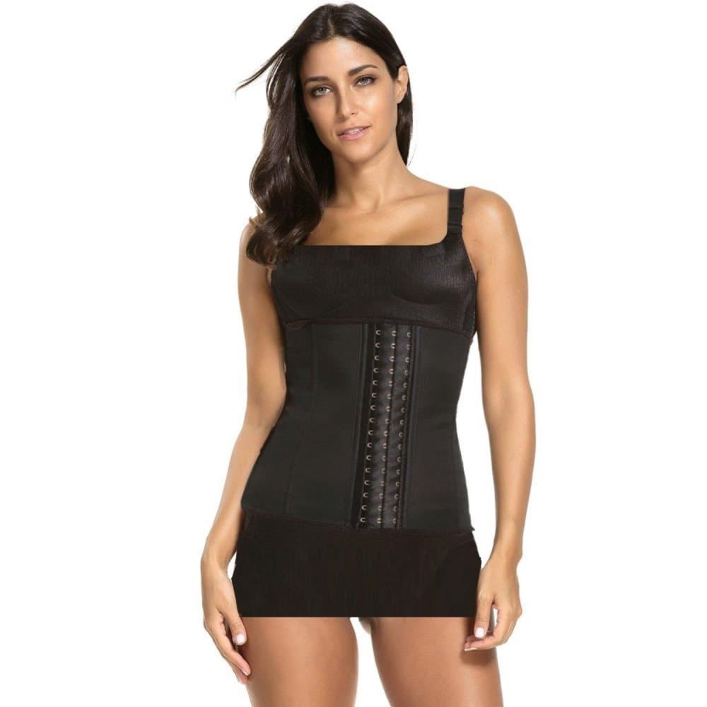 Waist Trainer latex med stålskenor - XL