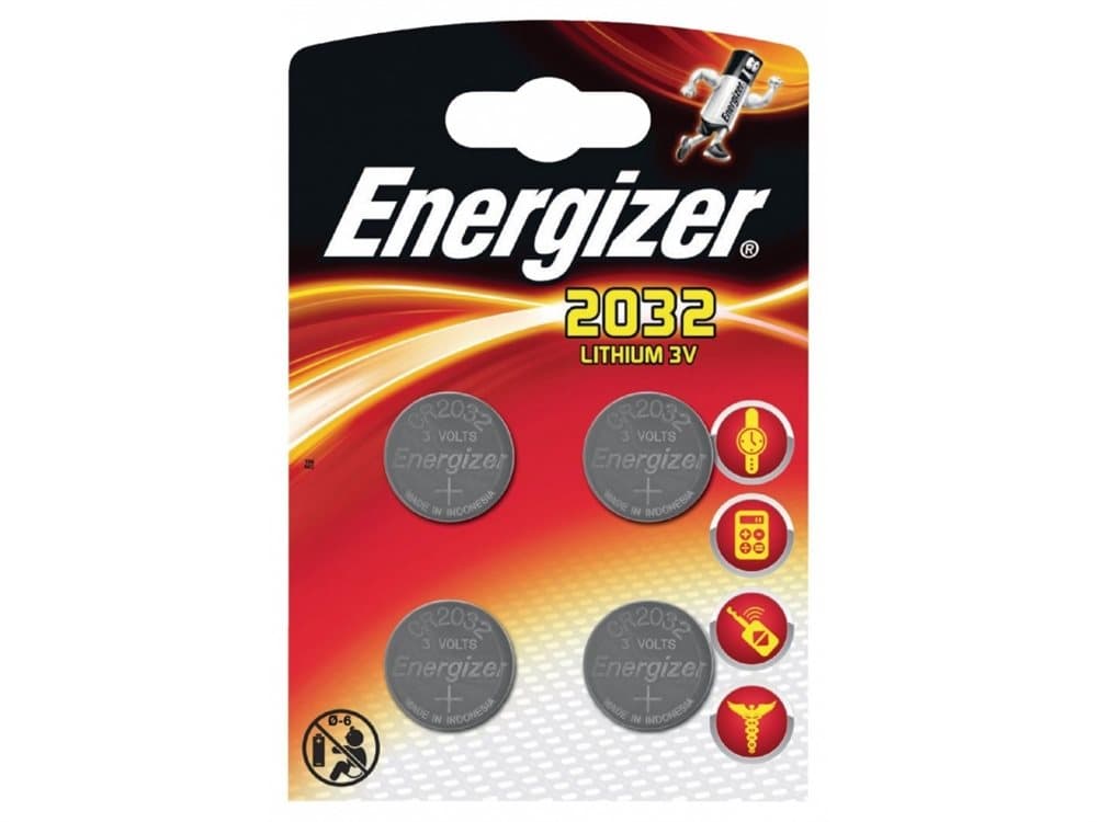 Energizer Ultimate 2032 Knapcellebatteri CR 2032 Lithium 235 mAh 3 V 4 stk