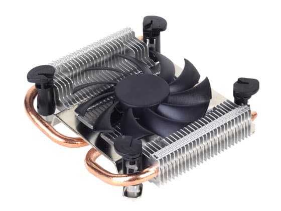 SilverStone Argon Series AR04 - Processorkylare - (för: LGA1156, LGA1155, LGA1150, LGA1200) - aluminium och koppar - 80 mm