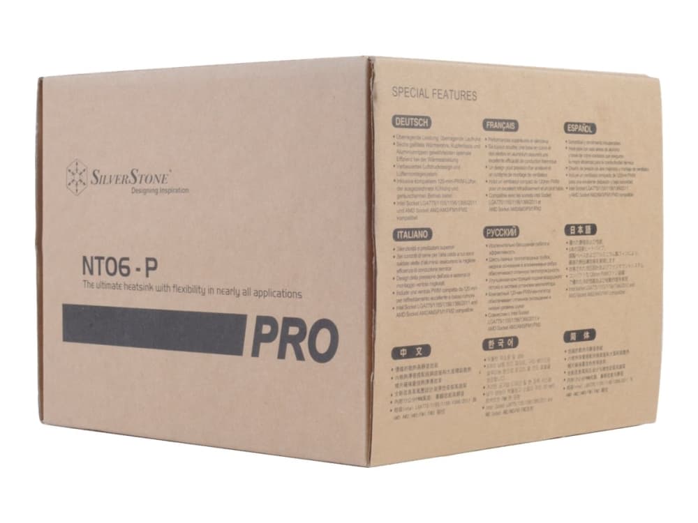 SilverStone Nitrogon NT06-PRO - Processorkylare - (för: LGA775, LGA1156, AM2, LGA1366, AM3, LGA1155, LGA2011, FM1, FM2, LGA1150, LGA1151, AM4, LGA206