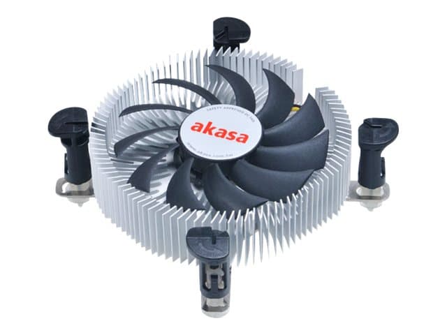 Akasa AK CC7122EP01 - Processorkylare - (för: LGA775, LGA1156, LGA1155) - aluminium - 75 mm