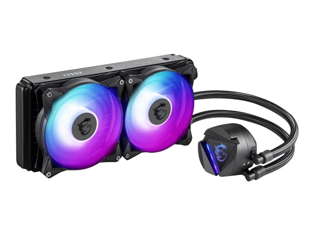 MSI MAG CORE LIQUID 240R - Kylsystem med vätska till processorn - (för: LGA1156, AM2, AM2+, LGA1366, AM3, LGA1155, AM3+, LGA2011, FM1, FM2, LGA1150,
