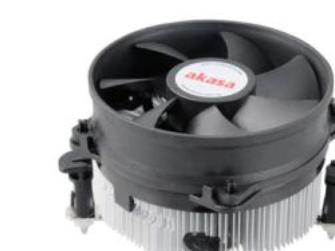 Akasa AK CC7108EP01 - Processorkylare - (för: LGA775, LGA1156, LGA1155) - aluminium - 92 mm