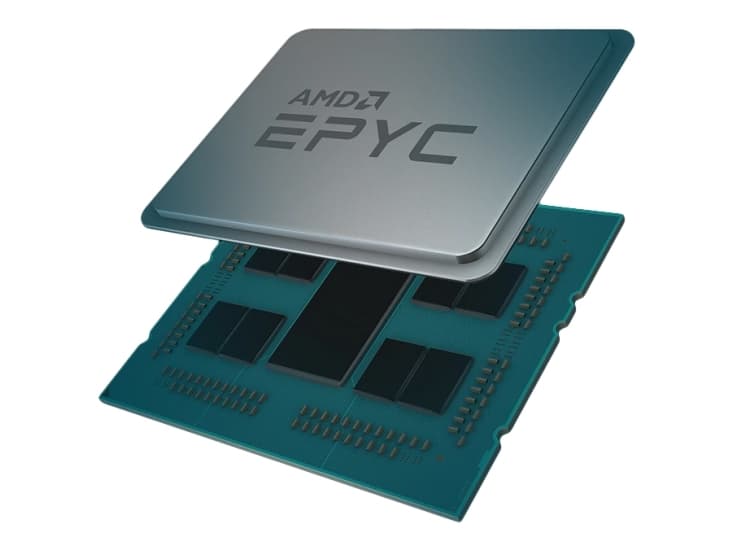 AMD EPYC 7F32, AMD EPYC, 3,7 GHz, Socket SP3, Server/arbetsstation, AMD, 7F32