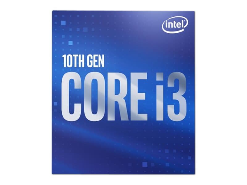 Intel Core i3 10100 - 3.6 GHz - 4 cores - 8 tråde - 6 MB cache - LGA1200 Socket - Box
