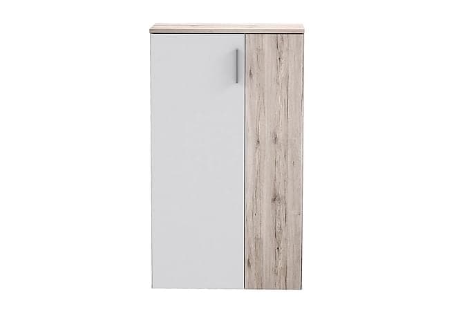 ROSEDALE Skoskap 69 cm Hvit/Brun