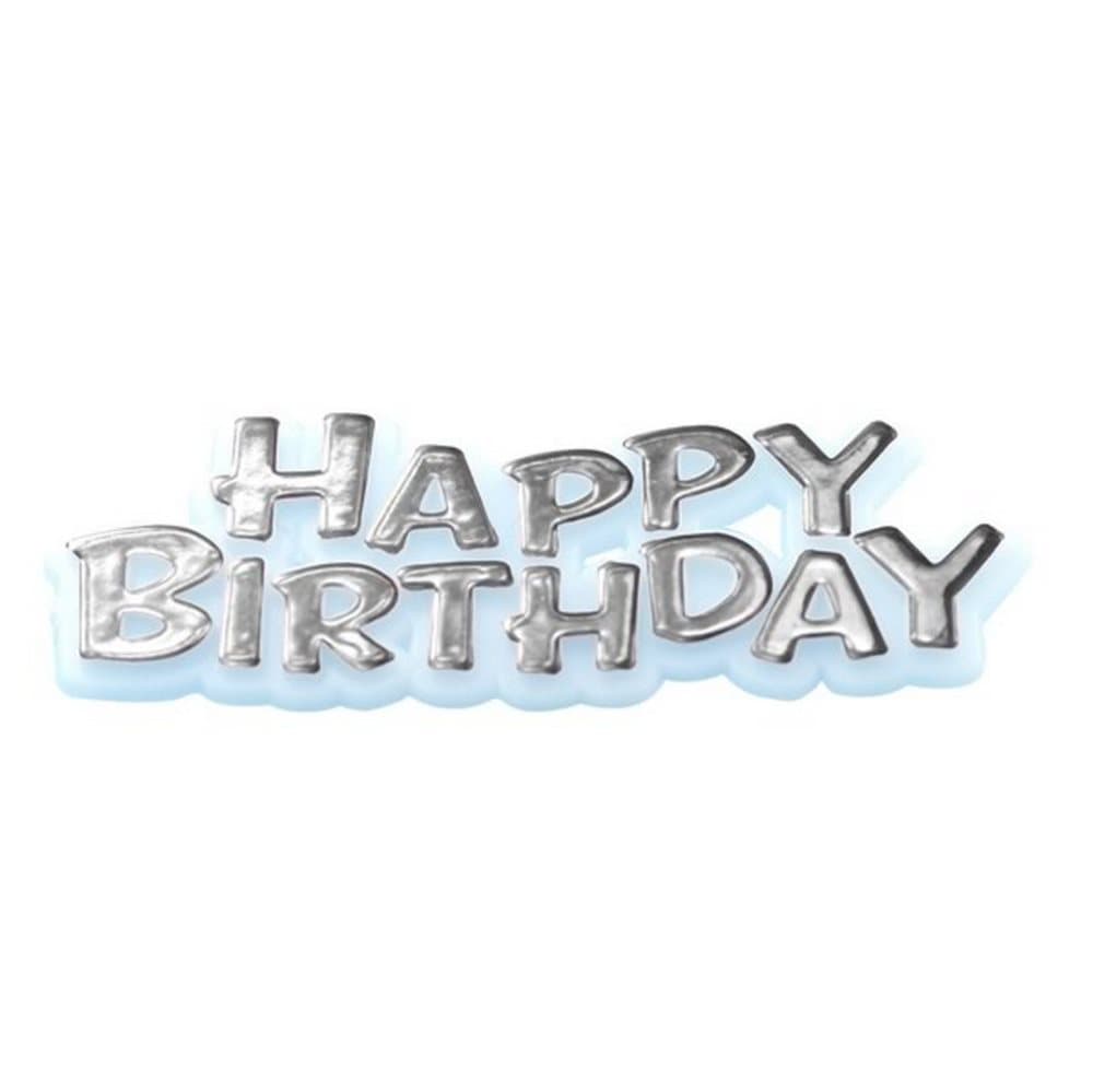 Creative Happy Birthday Text Design Party Cake Topper