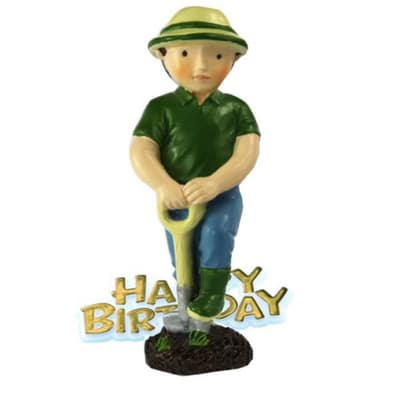 Creative Gardener Design Birthday Party Cake Topper