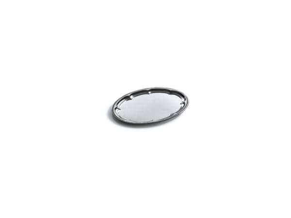 Serveringsfad 34x46 cm Oval Sølvblik,1 stk