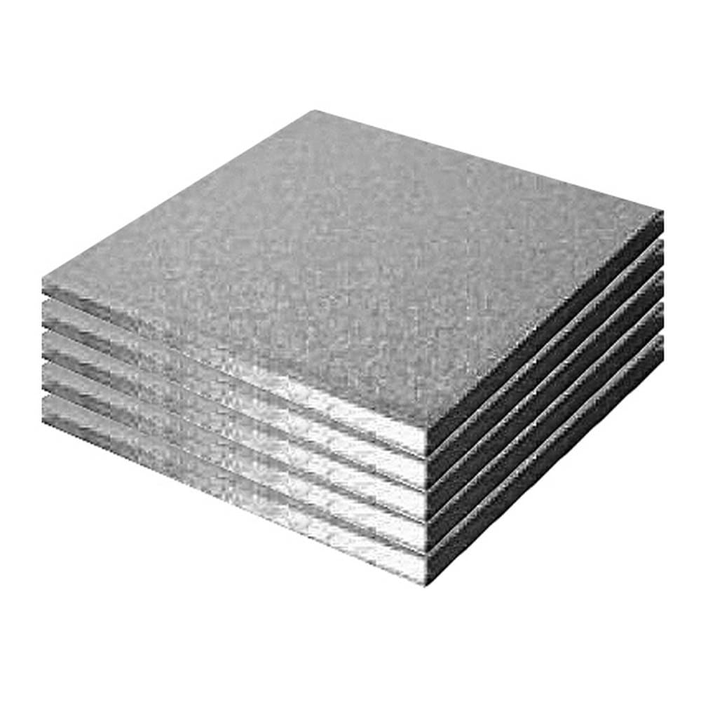 Culpitt Square/Round Silver Fern Cake Board (Pack Of 5)