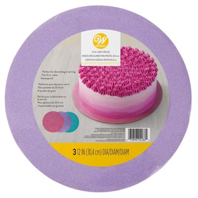 Wilton Cake Boards Glitter Set/3