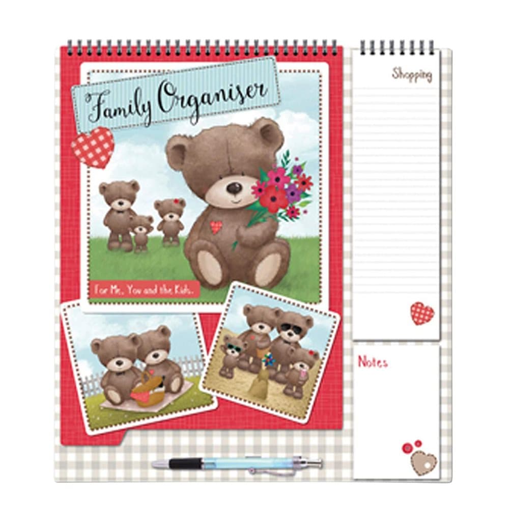 Tallon 2019 Big Bear Family Organizer With Shopping List & Pen
