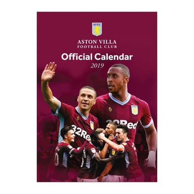 Aston Villa FC A3-kalender för 2019