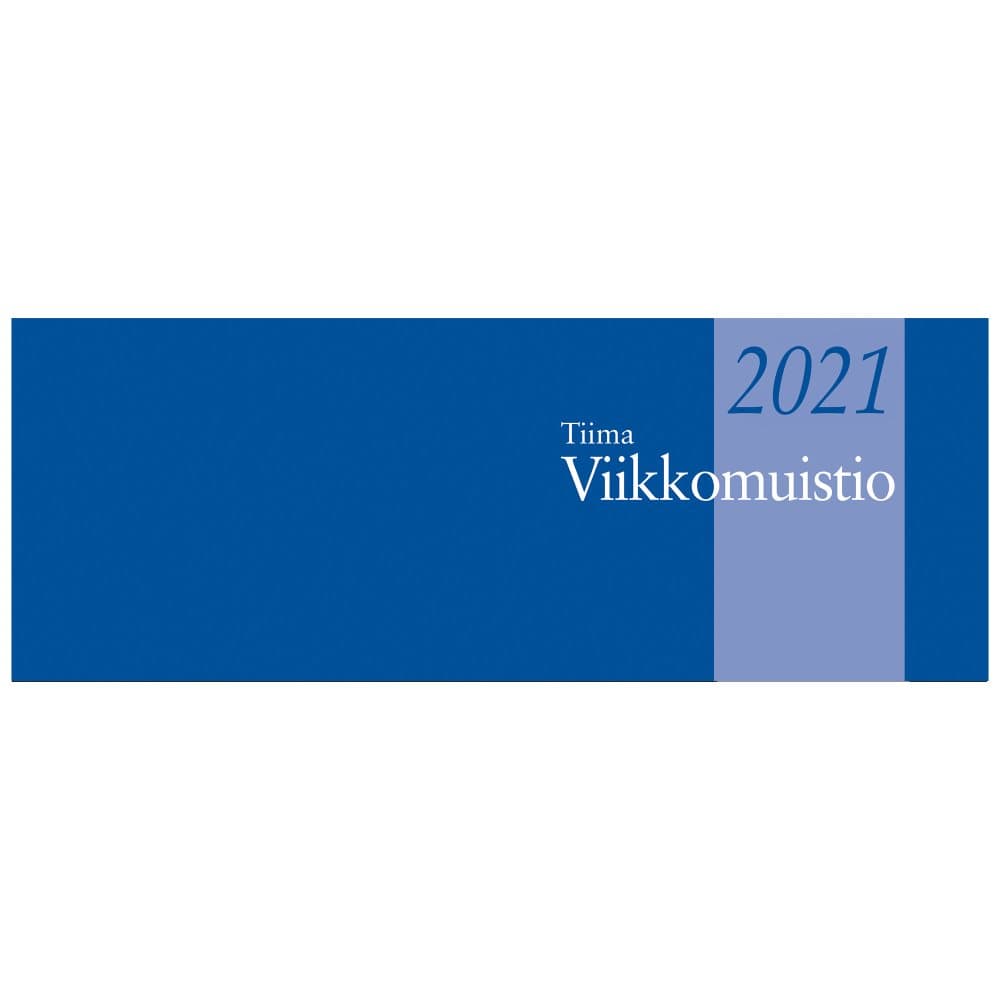 Kalenteri 2021 Tiima Viikkomuistio Burde
